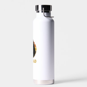 Vintage Cat Dad Retro Cat Lover Shirt Design_1 Water Bottle