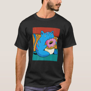 Vintage Cat Donut T-Shirt