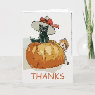 Vintage Cat edit text Card