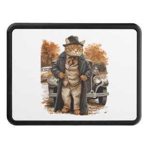 Vintage Cat Elegance Hitch Cover