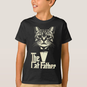 Vintage cat father dad life cat dad happy father's T-Shirt