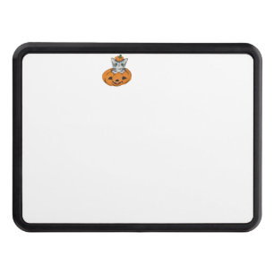 Vintage cat in a pumpkin Classic T-Shirt Hitch Cover