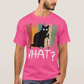Vintage cat lover gifts for women men boys funny w T-Shirt