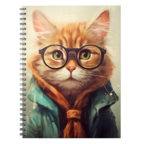 Vintage Cat Notebook