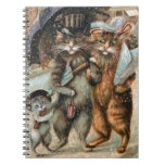 Vintage Cat Notebook, Louis Wain Notebook at Zazzle