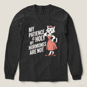 Vintage Cat Sass Long Sleeve Tee