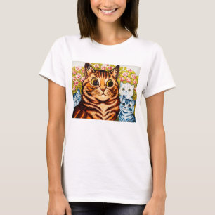 Vintage Cat Show Postcard Louis Wain Illustration  T-Shirt