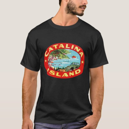 Vintage Catalina Island California T_Shirt