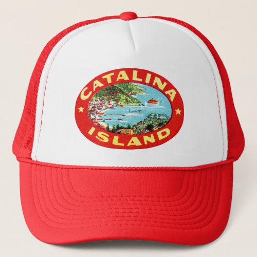 Vintage Catalina Island California Trucker Hat