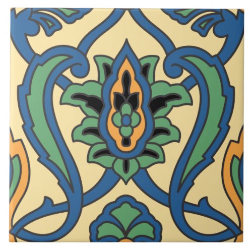 Vintage Catalina Island Ceramic Tile Design
