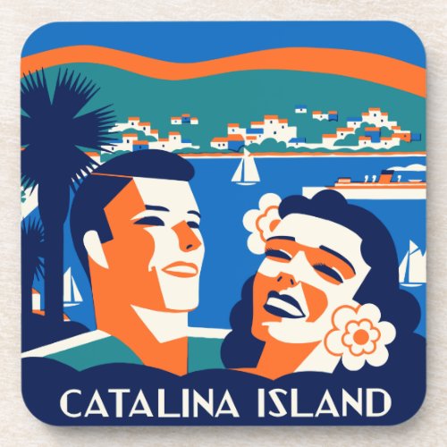 Vintage Catalina Island Coasters _  set of 6