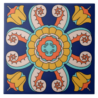 Vintage Catalina Island Tile Design