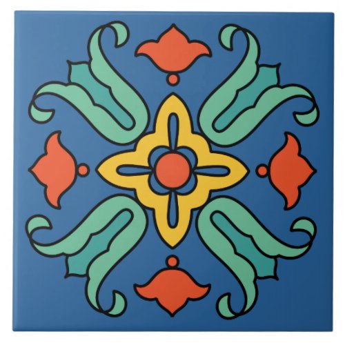 Vintage Catalina Island Tile Design