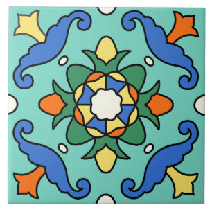 Vintage Catalina Island Tile Design