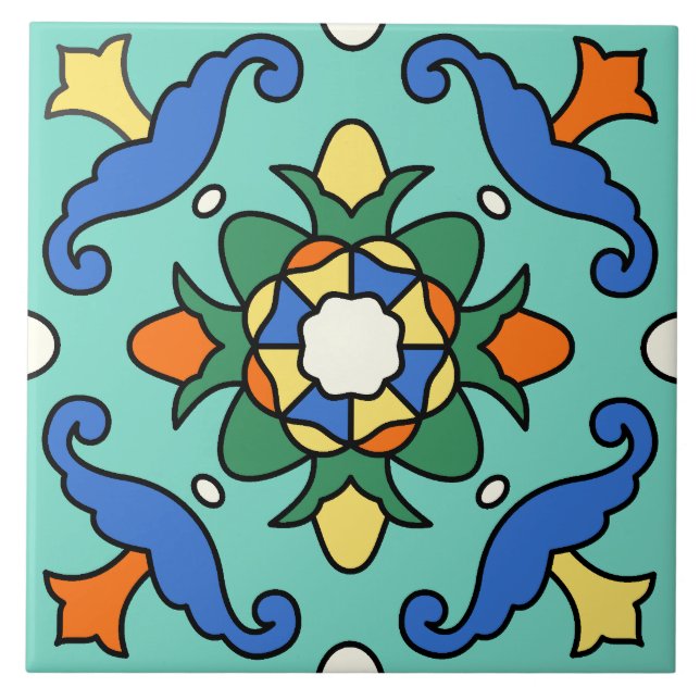 Vintage Catalina Island Tile Design (Front)