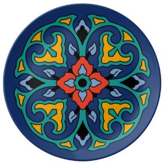 Vintage Catalina Island Tile Design Plate