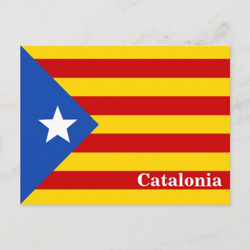 Vintage Catalonia Spain Travel Tourism Postcard
