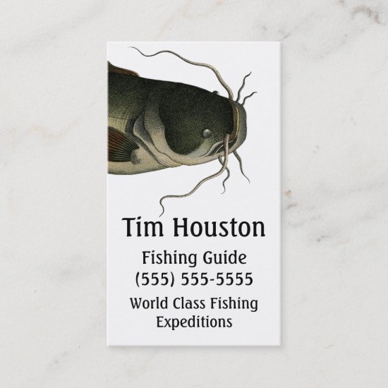 Vintage Catfish Business Card