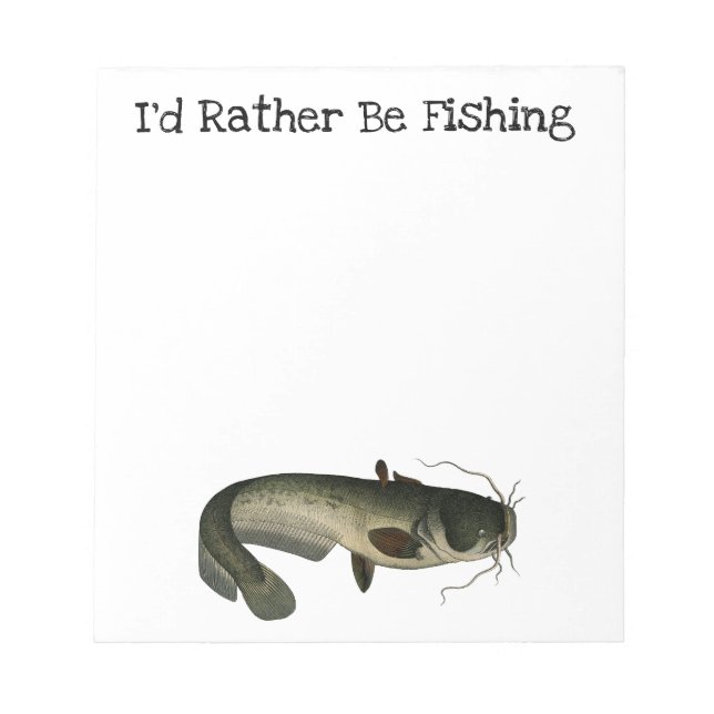 Vintage Catfish Notepad (Front)