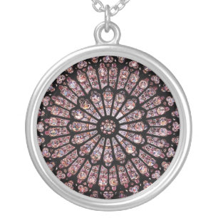 Notre dame cathedral rose window pendant hot sale