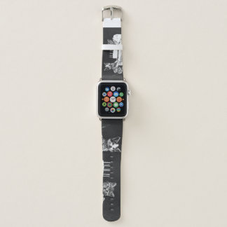 Vintage Cats at a Birthday Party Apple Watch Band