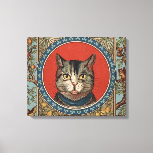 Vintage Cats Life for Kitty Cat Classic Canvas Print