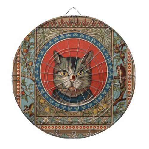 Vintage Cats Life for Kitty Cat Classic Dartboard With Darts