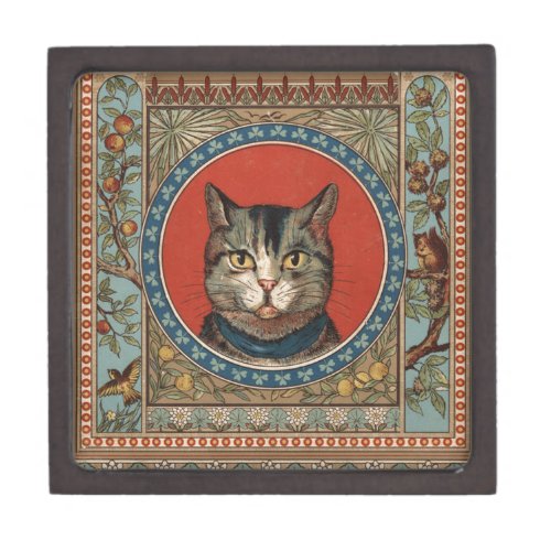Vintage Cats Life for Kitty Cat Classic Jewelry Box