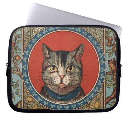 Vintage Cats Life for Kitty Cat Classic Laptop Sleeve