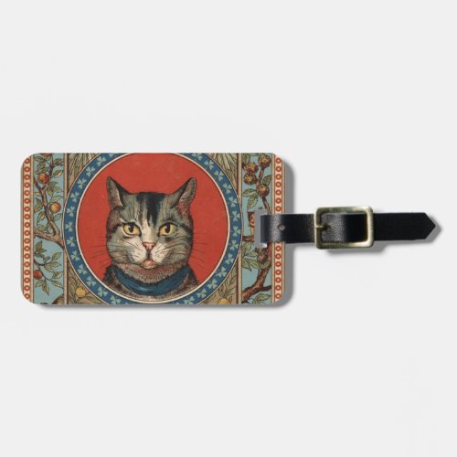 Vintage Cats Life for Kitty Cat Classic Luggage Tag