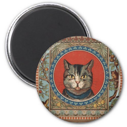 Vintage Cats Life for Kitty Cat Classic Magnet