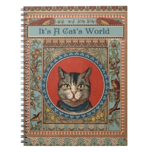 Vintage Cats Life for Kitty Cat Classic Notebook
