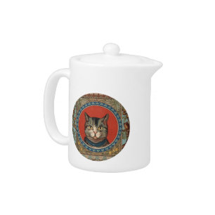 Vintage Cat's Life for Kitty Cat Classic Victorian Teapot