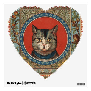 Vintage Cat's Life for Kitty Cat Classic Victorian Wall Sticker