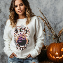 Vintage Cauldron Halloween Witch Costume Womens