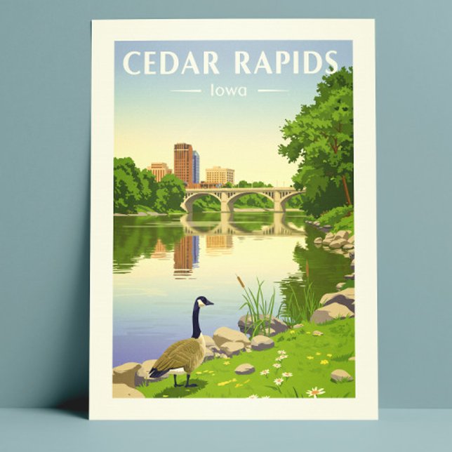 Vintage Cedar Rapids Iowa Postcard (Creator Uploaded)