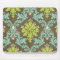 Vintage Celadon and Aqua Damask