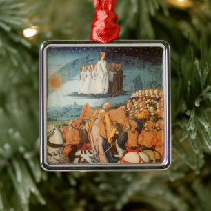 Vintage Celestial Astronomy Power of the Heavens Metal Ornament