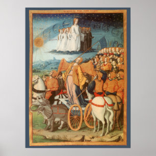 Vintage Celestial Astronomy Power of the Heavens Poster