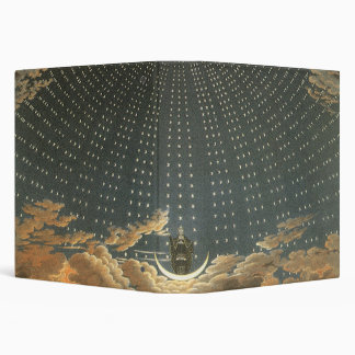 Vintage Celestial Astronomy, Queen of the Night 3 Ring Binder