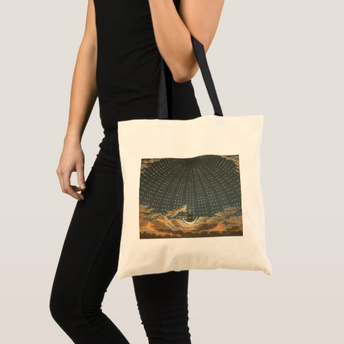 Vintage Celestial Astronomy Queen of the Night Tote Bag