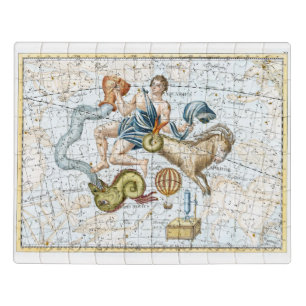 Vintage Celestial Constellations Map Jigsaw Puzzle