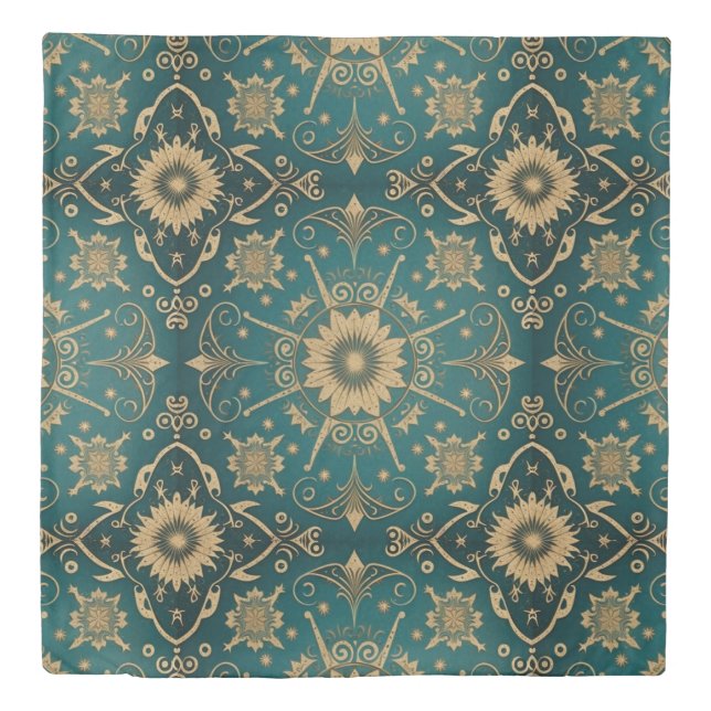 Vintage Celestial  Duvet Cover (Front)