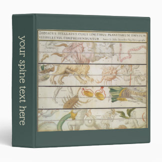 Vintage Celestial Map, Astronomy by John Seller 3 Ring Binder