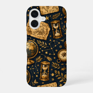 Vintage Celestial Map & Astronomy Pattern iPhone 16 Case