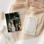 Vintage Celestial Moon Stars Wedding Photo Thank You Card<br><div class="desc">Our "Vintage Celestial Wedding" collection features a color scheme that spans from burnt orange to terracotta imitating deep sunset vibes that transcend into a glorious night. With textured faux foil accent on borders,  moon and stars in gold and copper. Matching items from this collection are available in our store.</div>