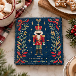 Vintage Celestial Nutcracker Custom Family Name Trivet