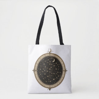 Vintage Celestial Star Map Tote Bag