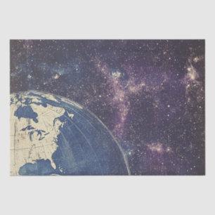 Vintage Celestial World Map (1) Tissue Paper