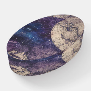 Vintage Celestial World Map (3) Paperweight